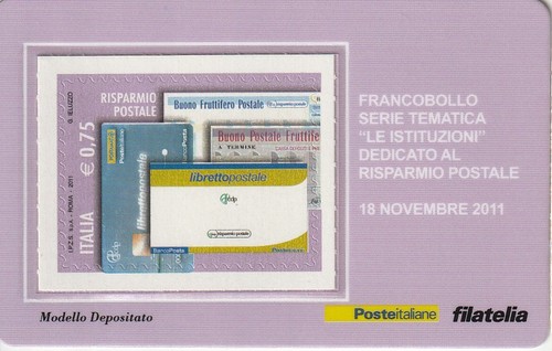 2011 tessera filatelica unif - 2011,