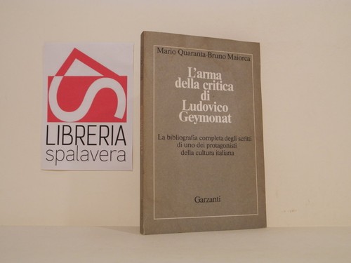Arma della critica - l'arma, di