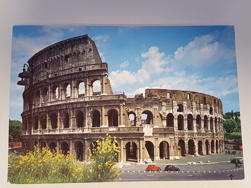 Cartolina roma il colosseo - cartolina,