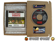 Cannon Fodder Amiga CD32 - UK PAL OTTIME CONDIZIONI CIB - imballaggio alta qualità - tracciato