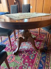 tavolo soggiorno tondo in legno diametro 120 cm allungabile fino a 162 cm