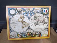Nuovo MB France Puzzle 1000 pezzi Mappamondo scatola senza pellicola 