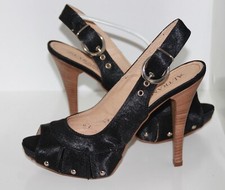 Altramarea Pattini Plateau Caviglia Sandali 17216 Colette Nero Taglia 38 Nuovo