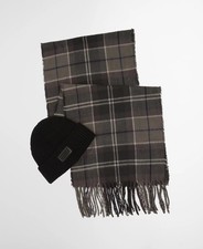 BARBOUR - Set sciarpa e cappello multicolor per uomo