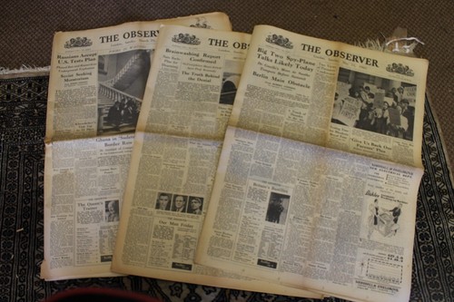 The observer newspapers - x,