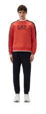 EMPORIO ARMANI EA7 6DPV64PJVTZ TUTA COMPLETA VISIBILITY MISTO COTONE 26BP ORANGE