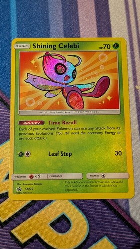 Shining celebi sm79 sun moon - shining,