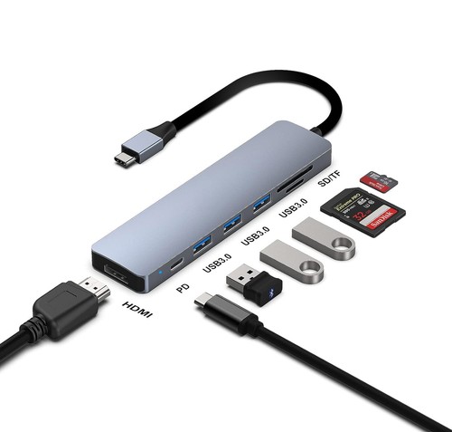 Hub usb 1 - in, con