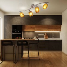 Soffitto Luce Legno Ess Camera