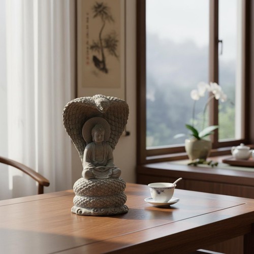 Statua buddha spirituale - di,