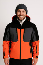 GIACCA SCI UOMO ZIP CAPPUCCIO