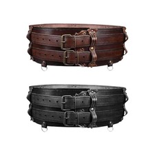 Corsetto sottoseno con fibbia per cintura in pelle da donna per camicetta