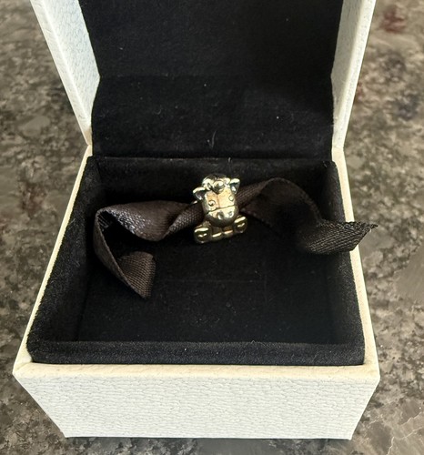 Charm pandora argento bruno - charm,