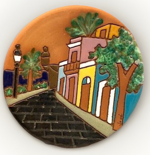 Piatto ceramica artistica