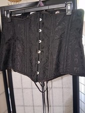 Corsetto disossato broccato