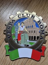 Vespa club placca - vespa, metallica