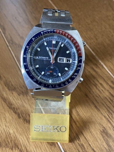Seiko sports 6139 6000 pepsi - sports,