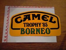 ADESIVO STICKER VINTAGE KLEBER CAMEL TROPHY 85 BORNEO