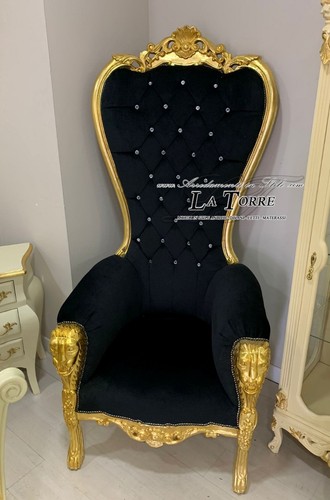 Sedia poltrona trono barocco - trono,