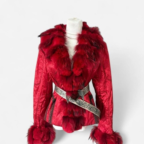 Cappotto donna rosso - , cropped
