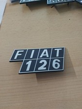 Scritta Carrozzeria Cofano Posteriore Fiat 126 Plastica
