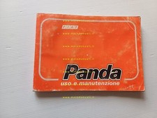 Fiat Panda 750- 1000 - 4x4 1987 manuale uso manutenzione originale