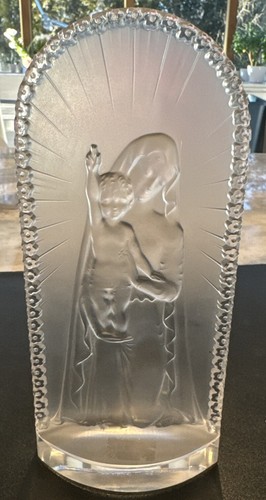 Lalique targa madonna vergine - madonna,