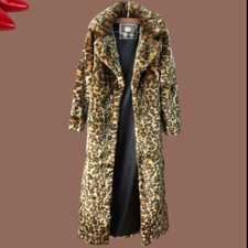 Cappotto donna pelliccia stampa leopardata cappotto visone casual ampio taglie forti giacca a vento caldo