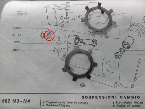 Fermo per perno sostegno - fermo,