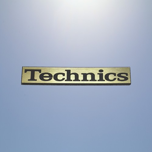 Technics 104x18mm badge - 104x18mm,