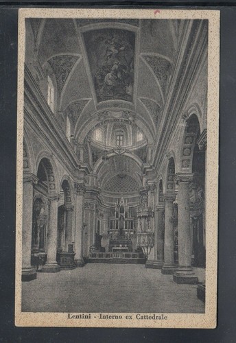 Cartolina lentini interno - cartolina,