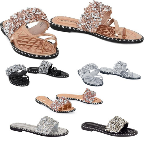Sandali estivi piatti slip-on