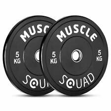 Pesi - Piastre pesi piastre paraurti in gomma Olympic 5kg - 25kg - MuscleSquad 