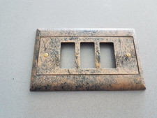 PLACCA MOSTRINA FERRO METALLO