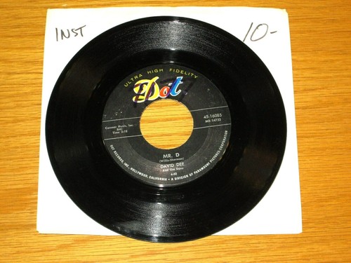 Instrumental rpm david - 45,