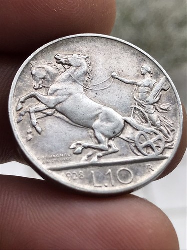 Lire 1928 biga rosetta - 1928,