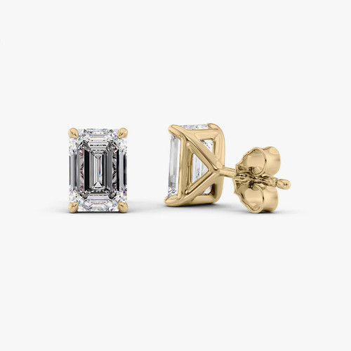 Orecchino con diamanti oro