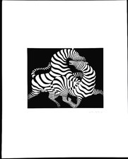 Victor vasarely zebre 50 - vasarely,