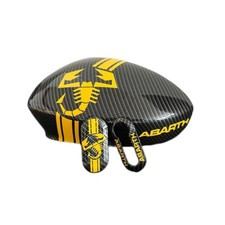 Kit calotte e cover chiavi Carbon Look 500/595/695/Grande Punto Abarth