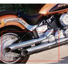 TERMINALI SCARICO (Silencers) MARVING - YAMAHA XVS 650 DRAG STAR - COD.Y/CP28/BC