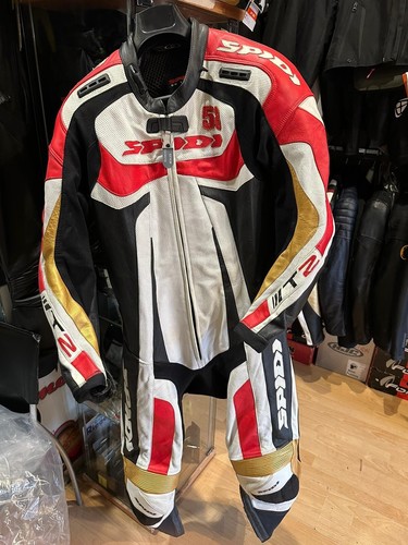 Tuta pelle moto spidi t2 - pelle,