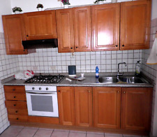 Cucina componibile ,in legno Rovere + Base ( ml. 2,55 + elettrodomestici foto )