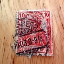 Raro francobollo rosso