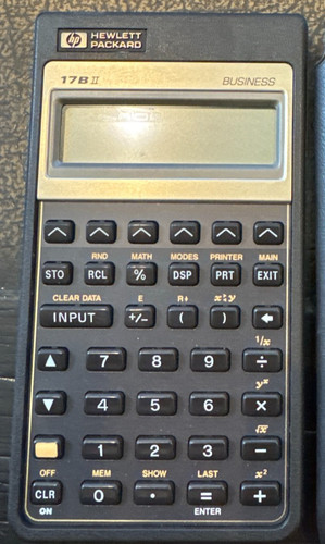 17bii calcolatrice - hp,