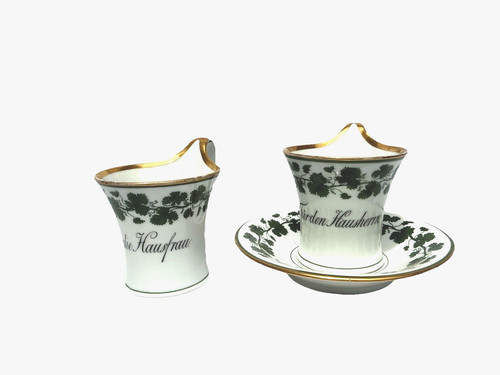 Antica tazza piattino - tazza, e