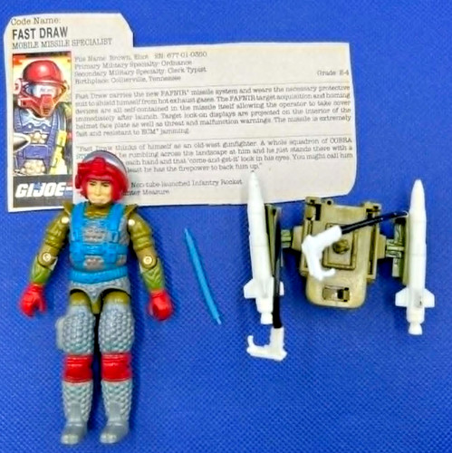Figurina joe fast draw - gi,