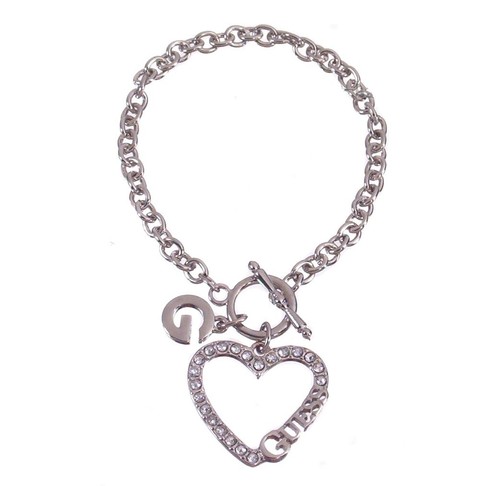 Bracciale guess charm argento - bracciale,