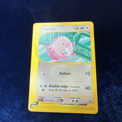 Carta chansey 147 aquapolis - chansey, 69/147
