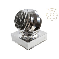 fumaiolo girevole acciaio inox