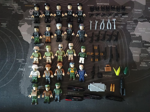 Minifigures cobi pezzi - pezzi, +